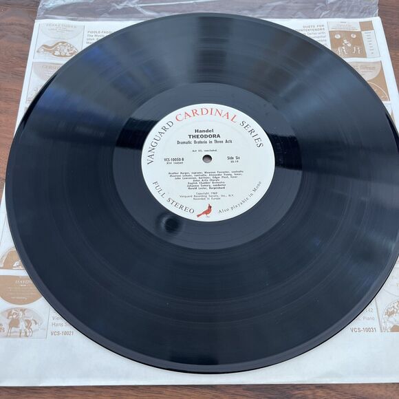 Handel Theodora Dramatic Oratorio 3xLP Box Set Vanguard VCS-10050/1/2 1969 - Picture 5 of 11